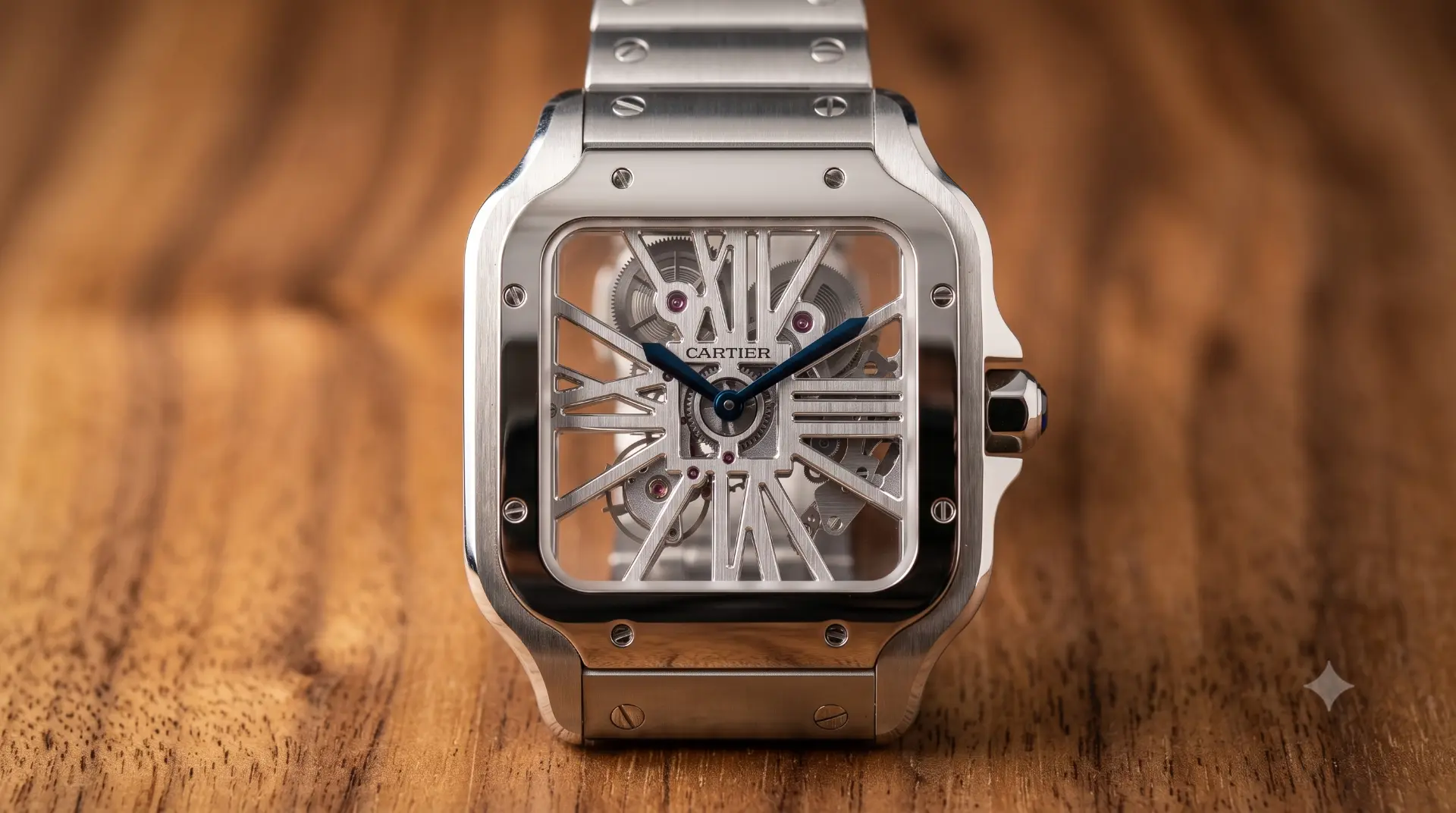 Cartier Santos Skeleton Large photo 1